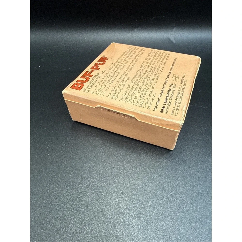 Vintage New Old Stock BUF PUF Non medicated Cleansing Sponge 3M